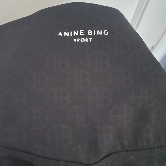 Anine Bing Sport Black Leggings. Size Medium. - Picture 3 of 3